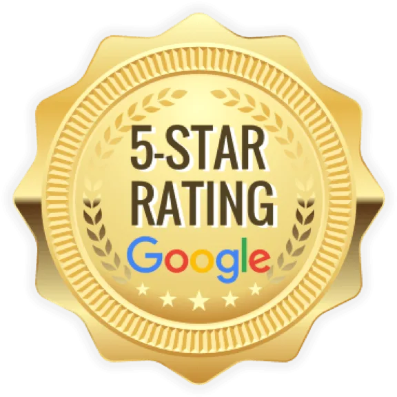 5-Star Rating on Google